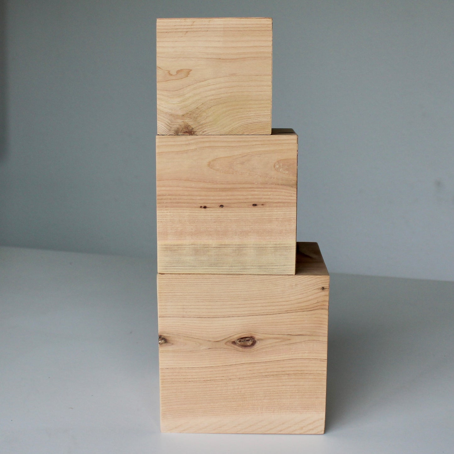 Nesting Picaso cube Plant Stand or Display Riser - set of 3