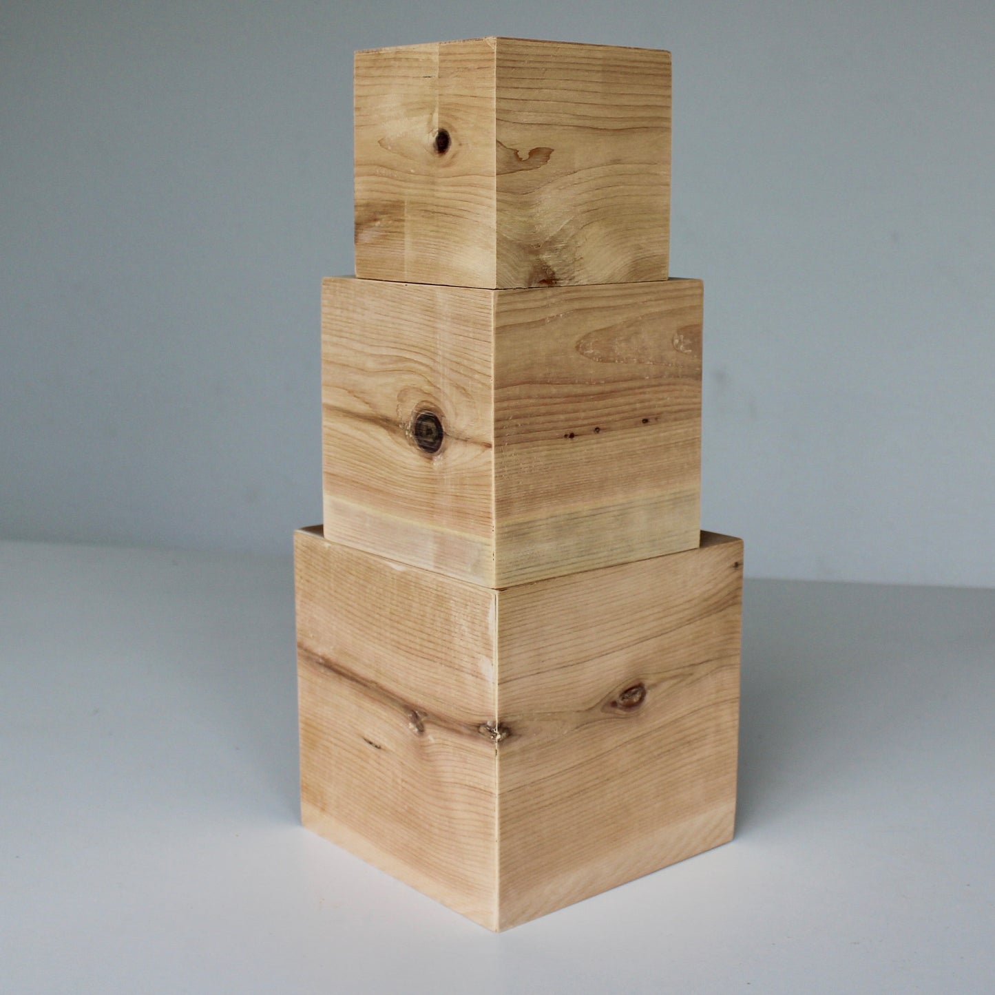 Nesting Picaso cube Plant Stand or Display Riser - set of 3
