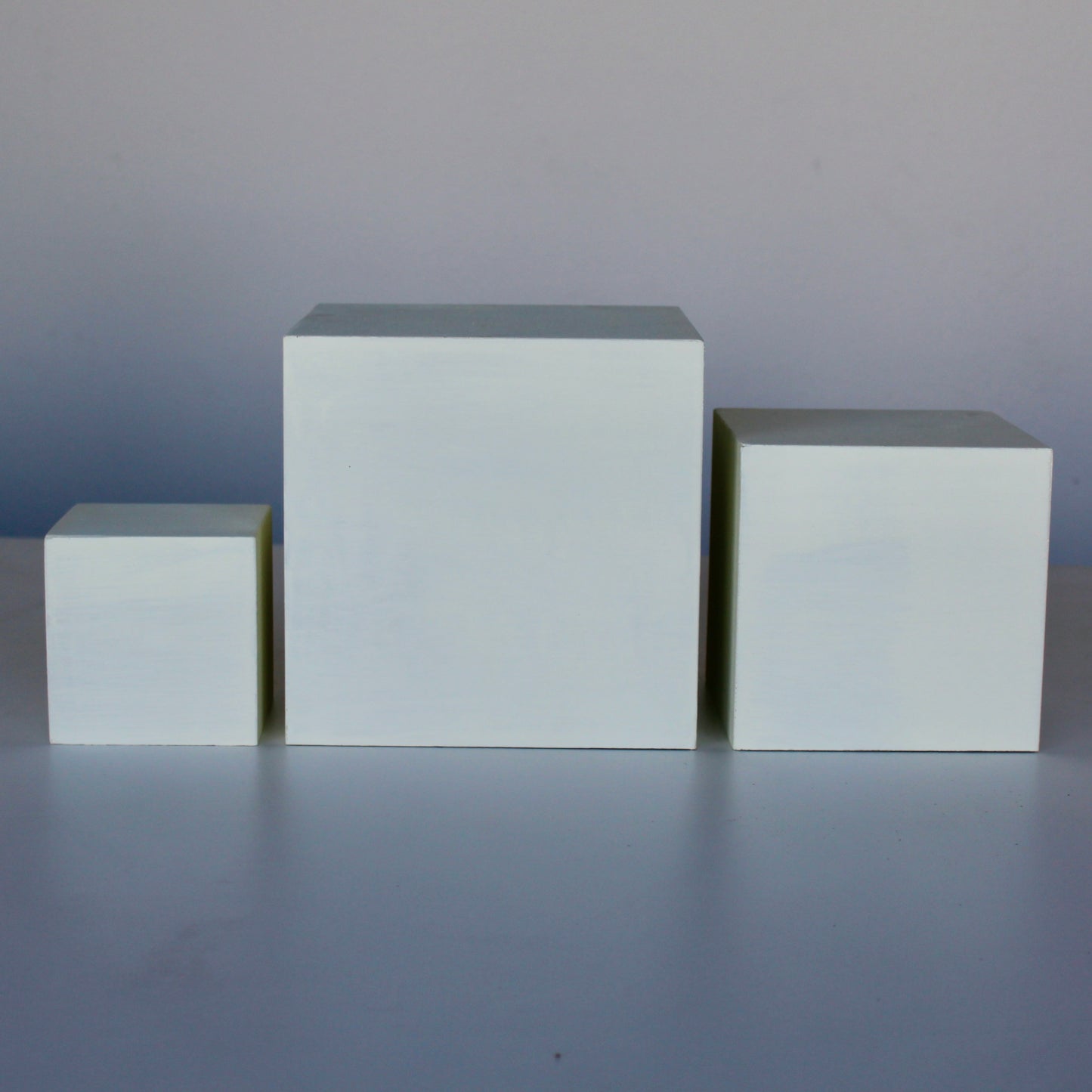 Nesting Picaso cube Plant Stand or Display Riser - set of 3